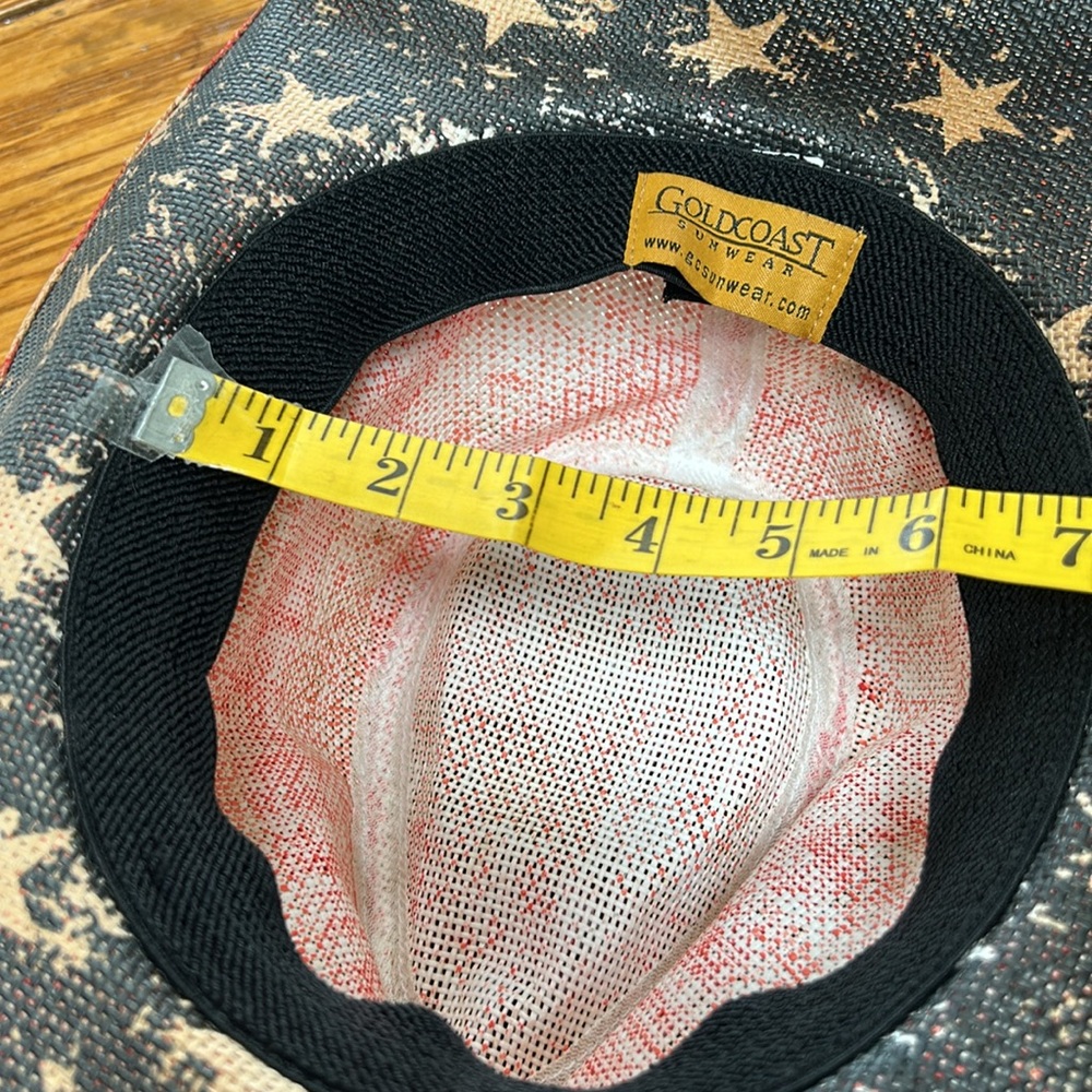 GoldCoast Sunwear Patriot cowboy hat. Stars and Stripes. Get ready for July 4! - Picture 6 of 10